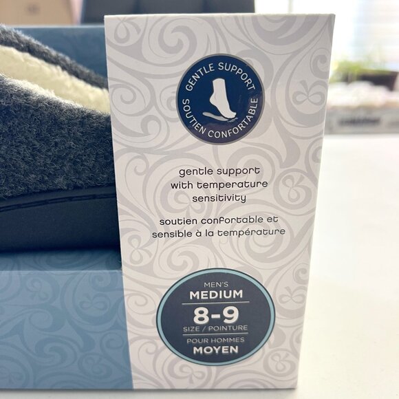 Brand New Men's Memory Foam Slippers Size 8 to 9! - Picture 9 of 16